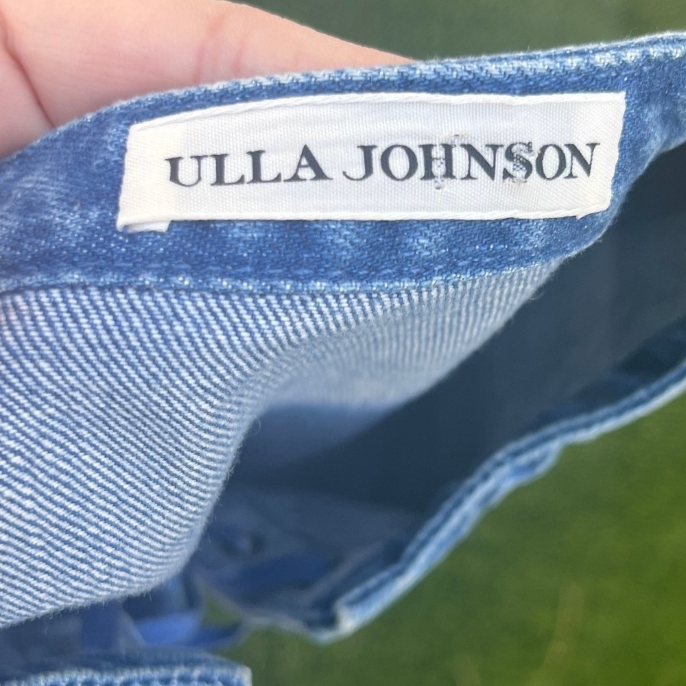 Ulla Johnson Denim Deren Tie Dress Size 0 100% Cotton - Picture 10 of 11
